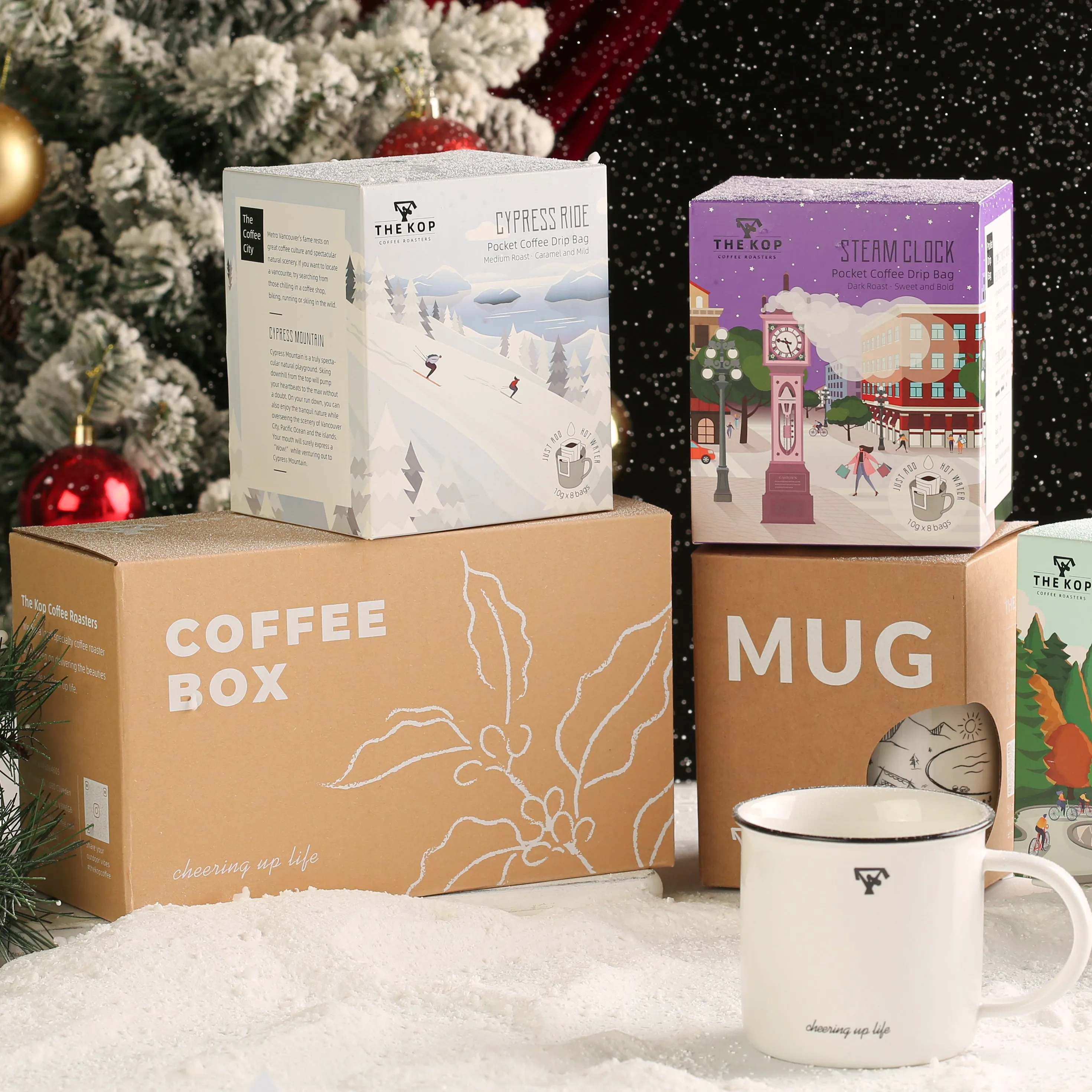 Christmas Coffee Box | Coffee Drip Bag   Mug