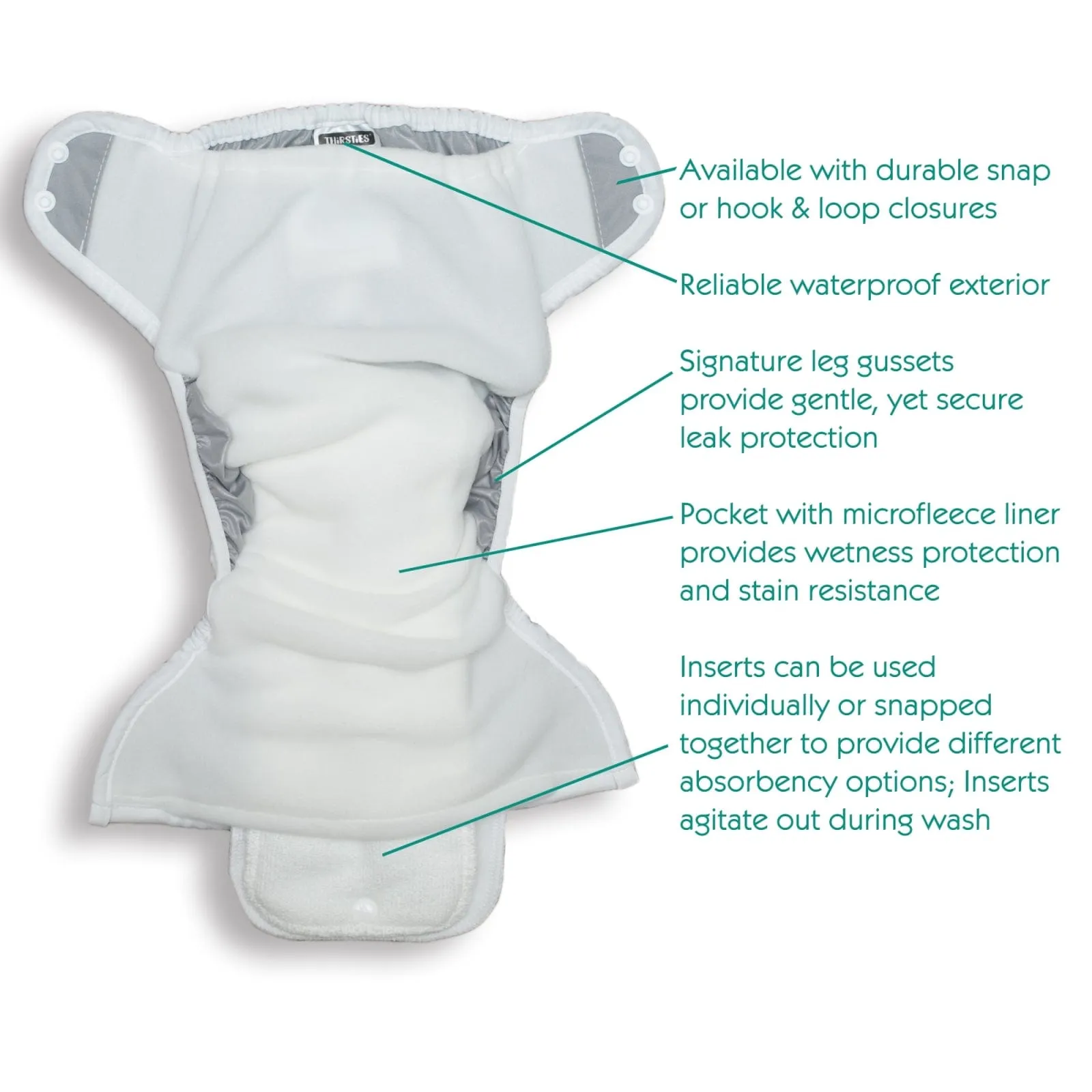 Cicada Snap One Size Pocket Diaper