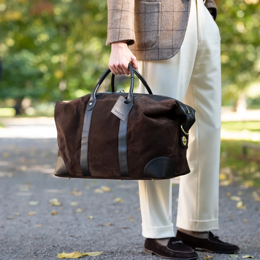 Classic Weekend Bag - Suede Brown by Baron