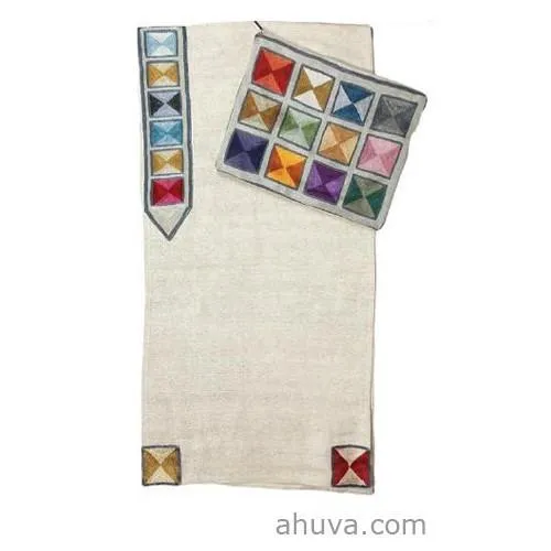 Colorful Square Design Tallit