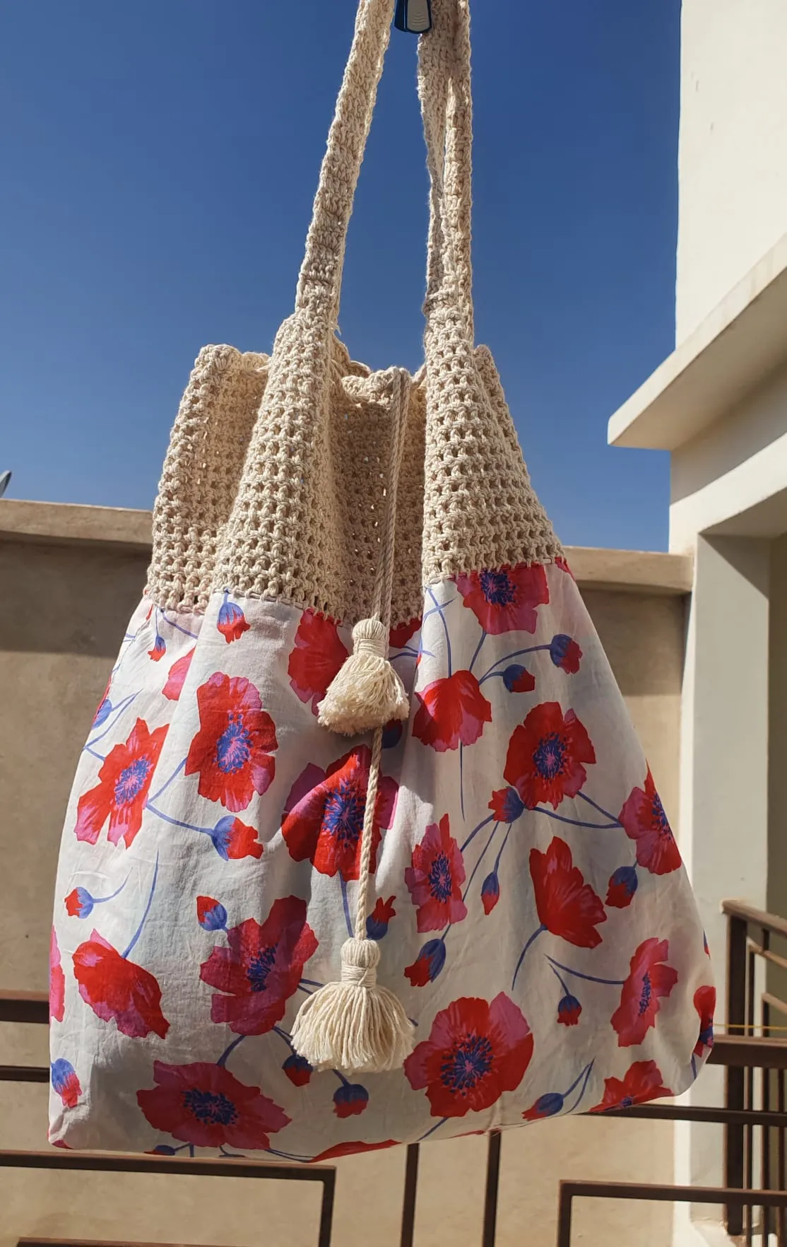 crochet beach bag MIEKE