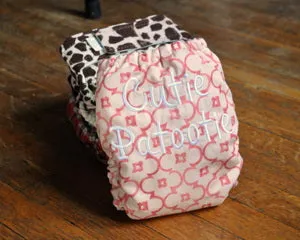 Custom Made fitted Perfect Size cloth diapers.