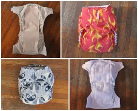 Custom Made fitted Perfect Size cloth diapers.