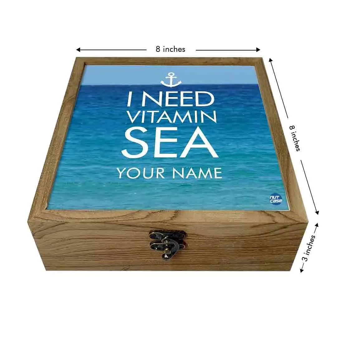 Custom Travel Organizer - I Need Vitamin Sea