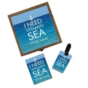 Custom Travel Organizer - I Need Vitamin Sea