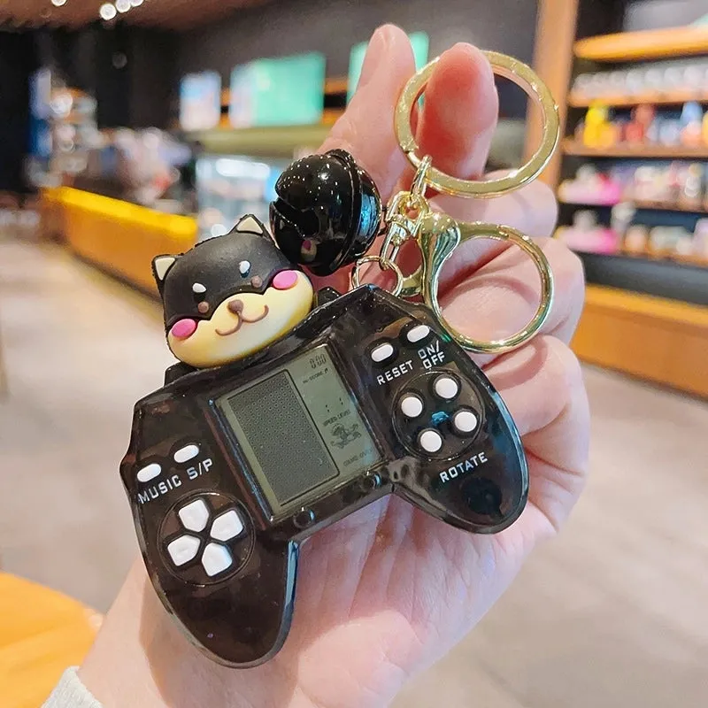 Cute Game Console Plastic Unisex Bag Pendant Keychain