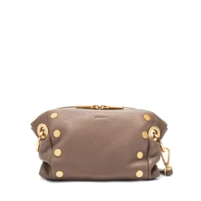 DANIEL CROSSBODY CLUTCH SML - Sculpted Taupe/Brushed Gold