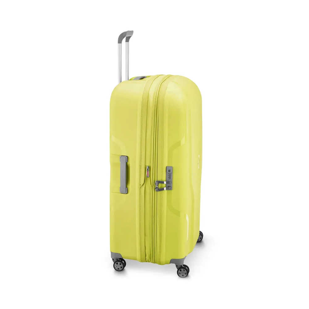 Delsey Paris Clavel DY2256801P 83cm 4 Double Wheels Trolley Case - Lemon