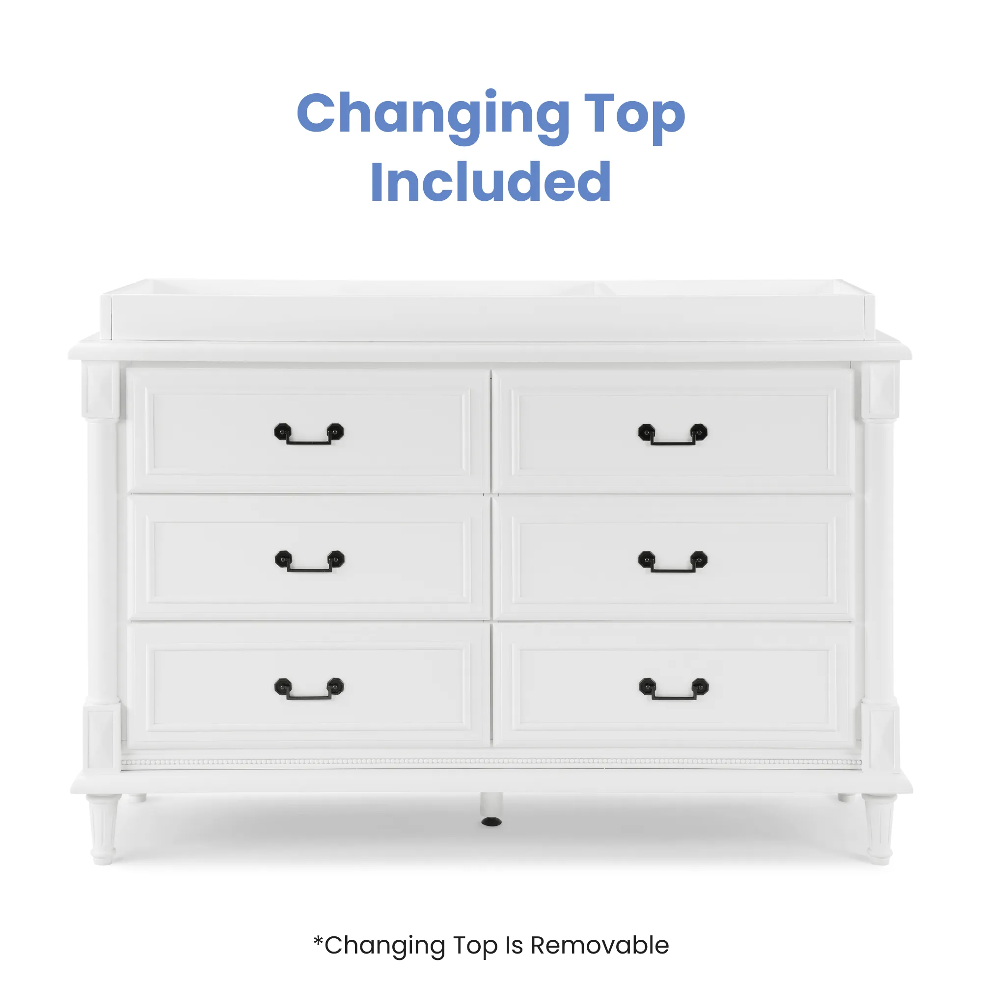 Delta Juliette 6 Drawer Dresser with Changing Top