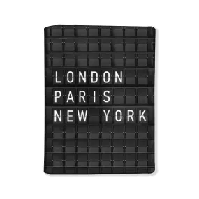 Designer Passport Cover - Departure Arrival