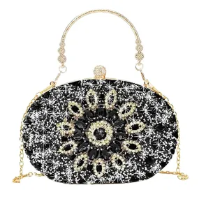 Discover the Must-Have Black Crystal Clutch Bag for Women