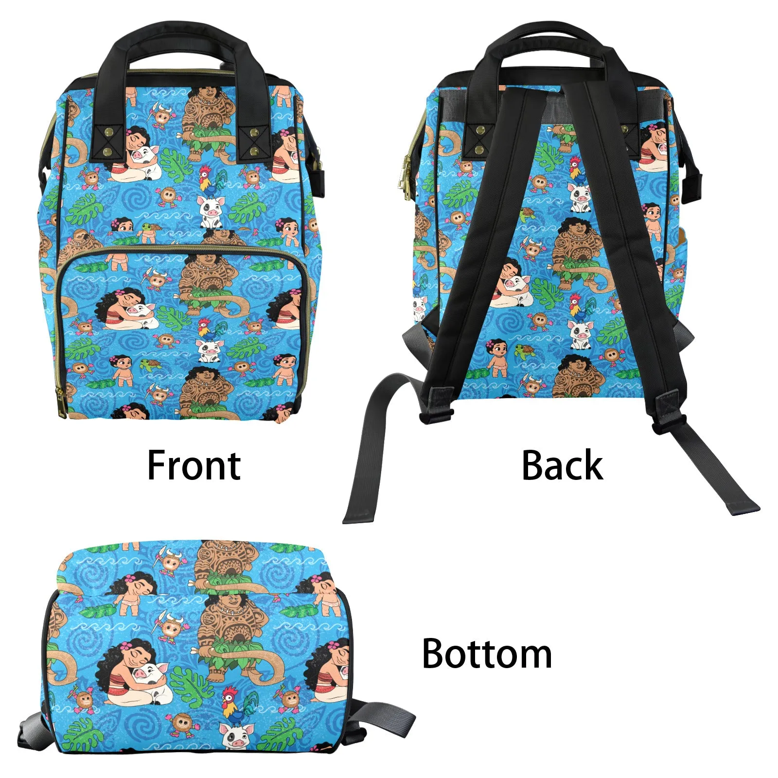 Disney Moana Multi-Function Diaper Bag