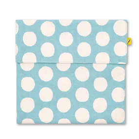 Dots Blue Flip Snack Sack