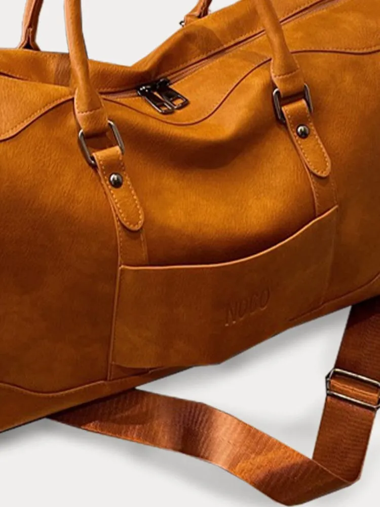 Durable Leather Duffle Bag