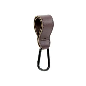 Espresso Dark Brown PU Leather Pram Stroller Strap