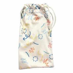 Fabric Soft Case-  Squiggle print