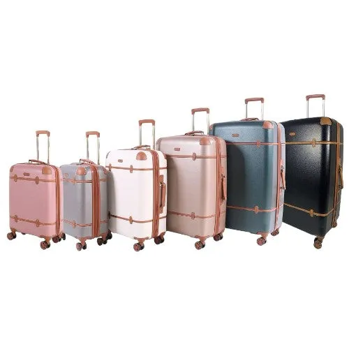 Fantana ABS With PC LICHEE Pattern 4 Wheel Spinner Trolley Case - 32" XL