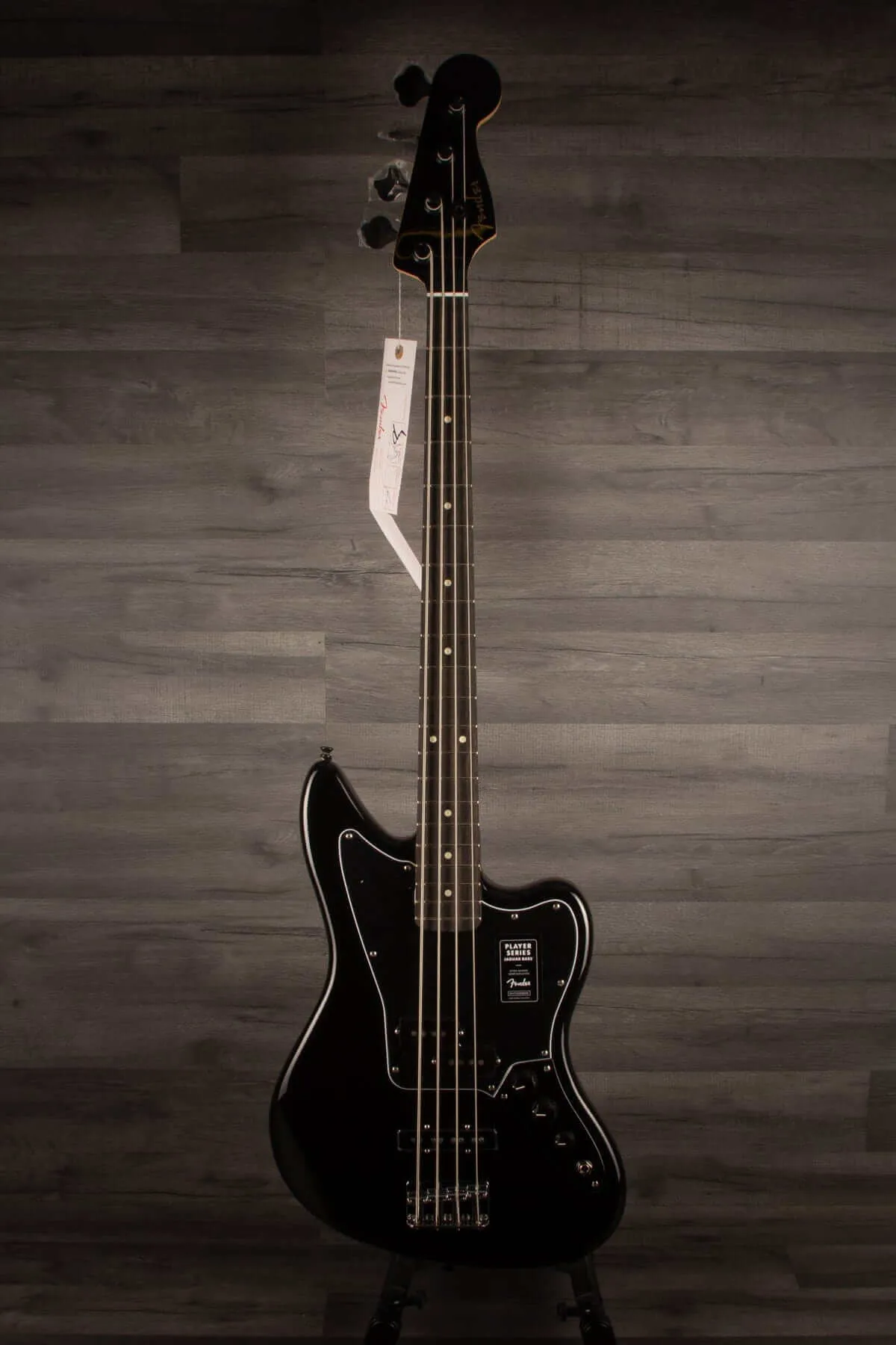 Fender Limited Edition Jaguar Bass Guitar - Black, Ebony Fingerboard