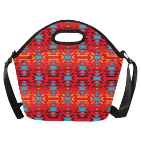 Fire Colors and Sky Sierra Neoprene Lunch Bag/Large