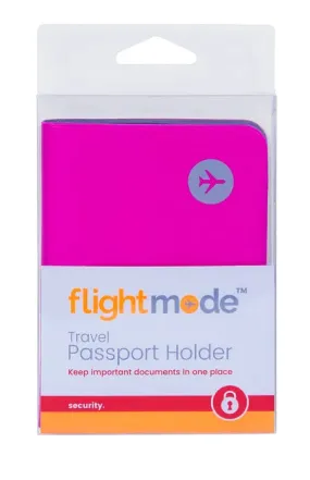 Flight Mode PVC Passport Holder FM0012