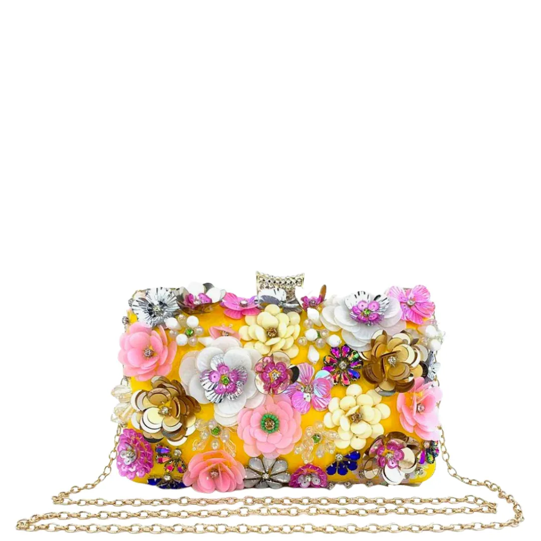 Floral Frida Clutch