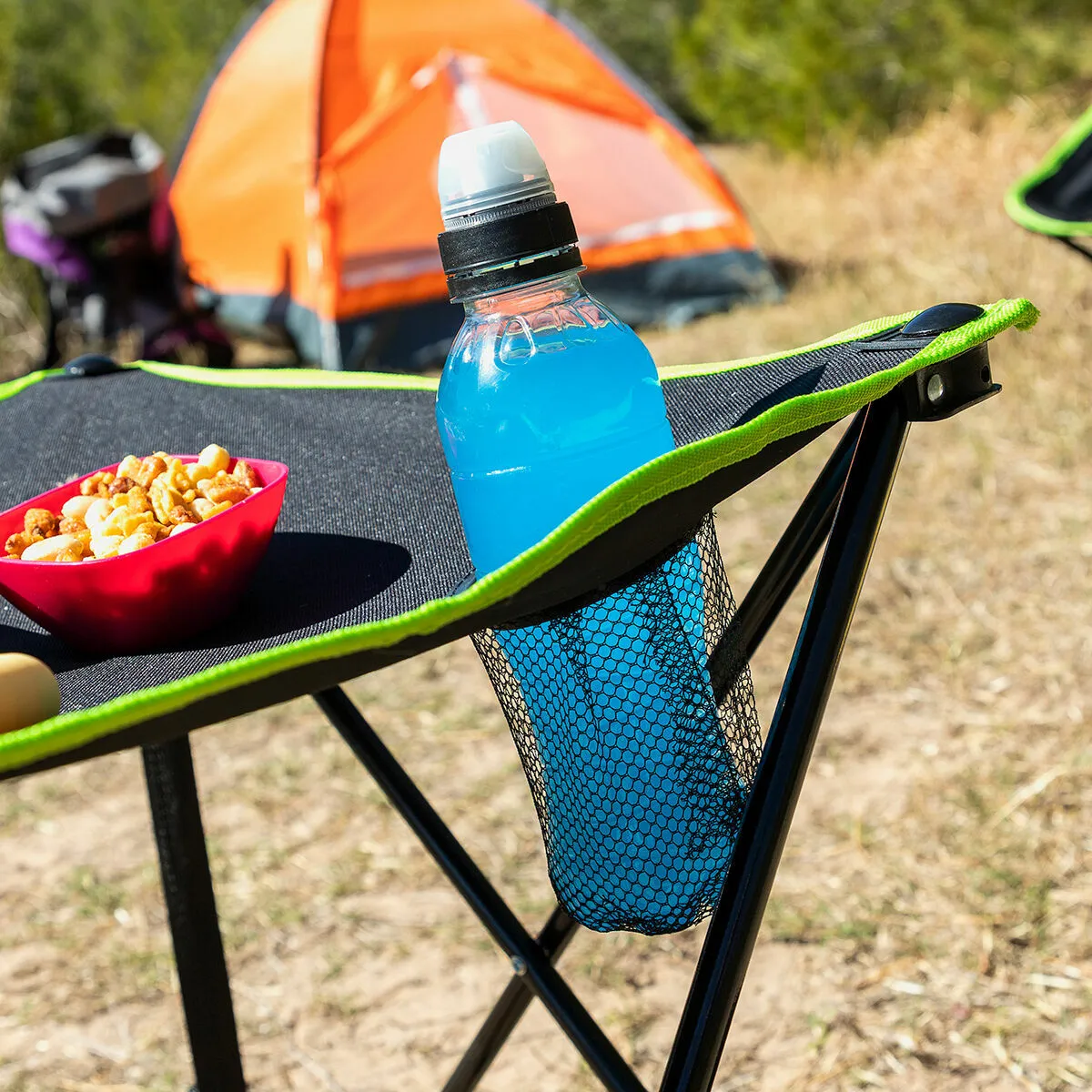 Folding Textile Camping Table with Cover Cafolby InnovaGoods