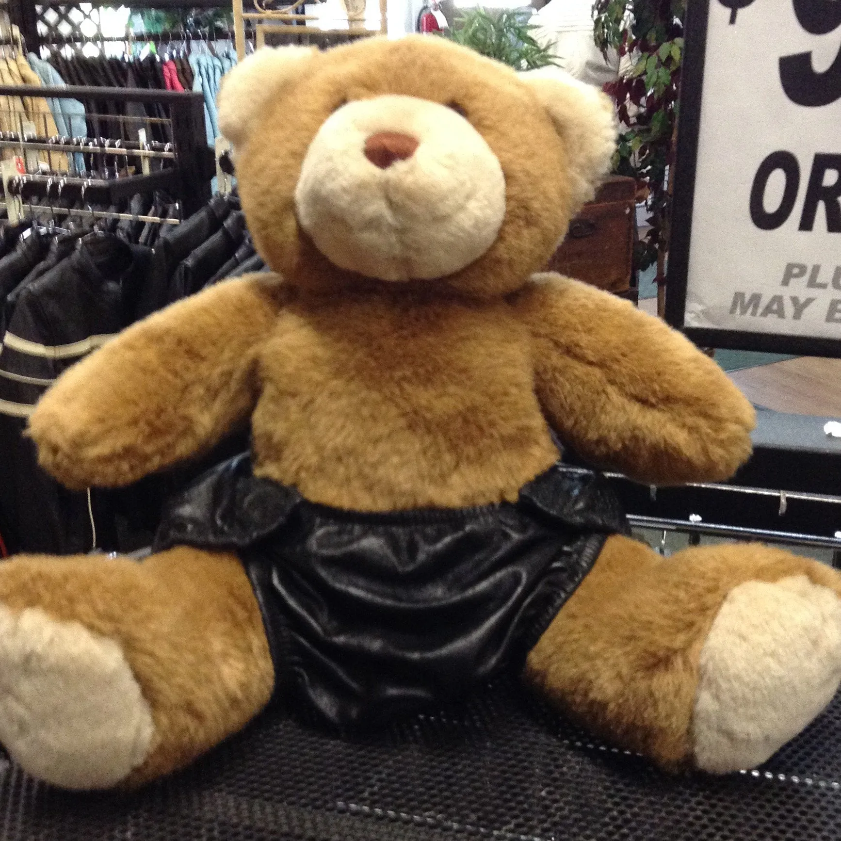 Genuine Leather Diaper Cover #A604DC