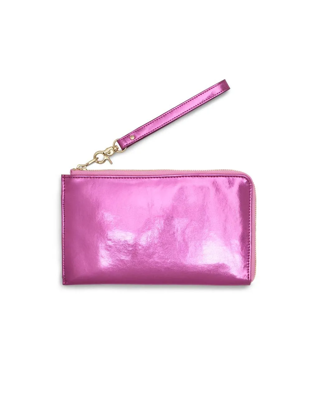 Getaway Travel Wallet - Metallic Pink