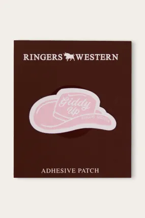 Giddy Up Patch - Pastel Pink