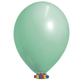 Globos Payaso 5in Balloon Pastel Light Green 100ct