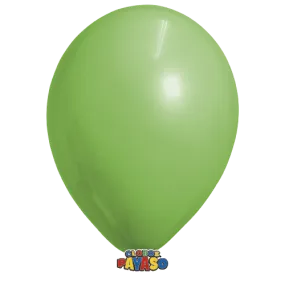 Globos Payaso 9in Balloon Pastel Dark Green 50ct