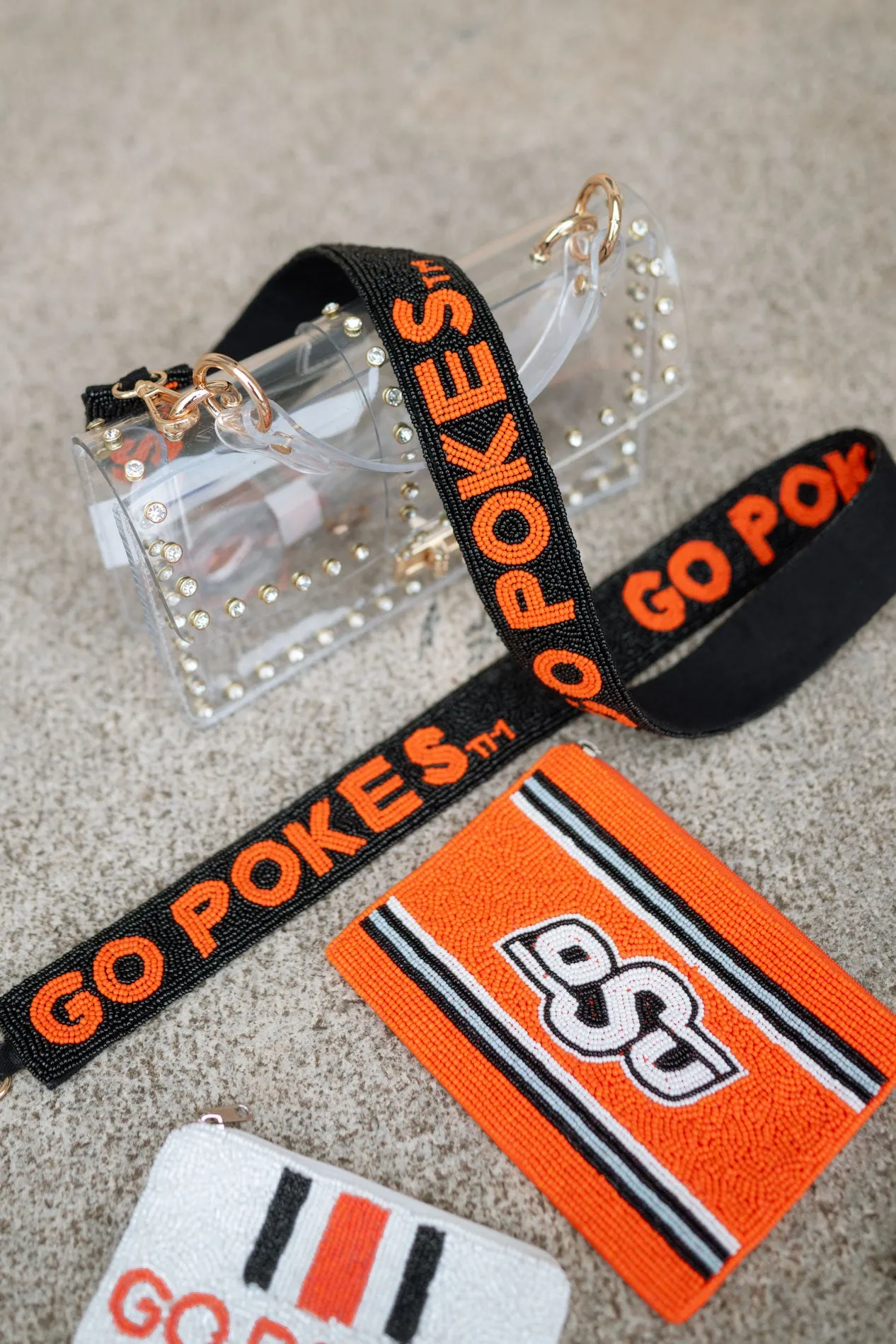 Go Pokes Beaded Strap - Black