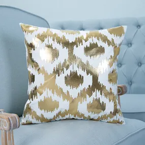 Gold Foil Design Pillow Case Cover - Home Decorations