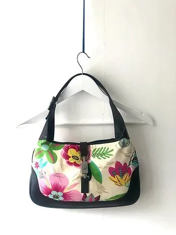 GUCCI LIMITED EDITION FLORAL JACKIE O BAG