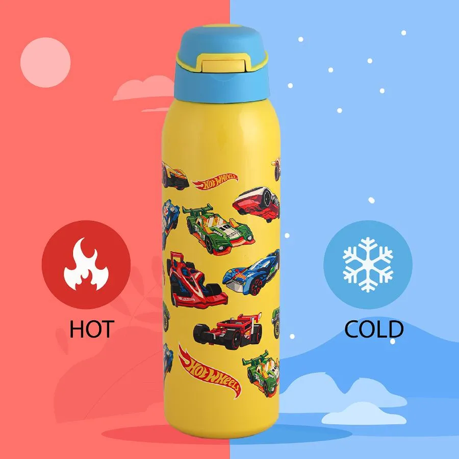 Gym-Star Toons Hot & Cold Stainless Steel Kids Water Bottle, 650ml