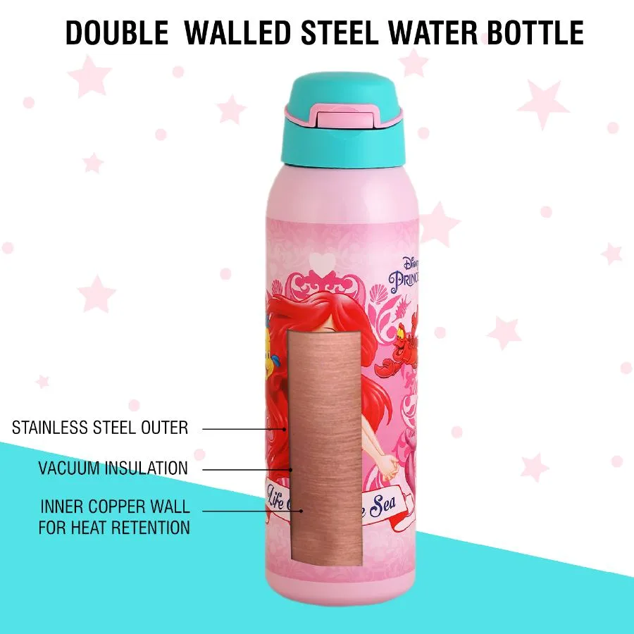 Gym-Star Toons Hot & Cold Stainless Steel Kids Water Bottle, 650ml