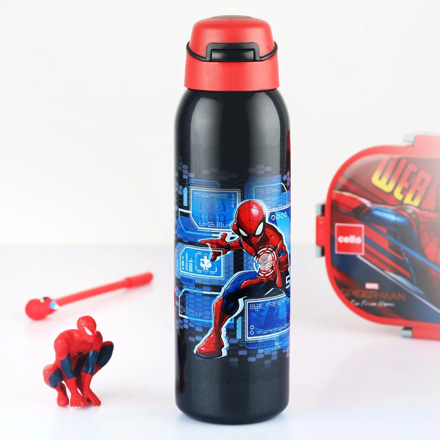 Gym-Star Toons Hot & Cold Stainless Steel Kids Water Bottle, 650ml