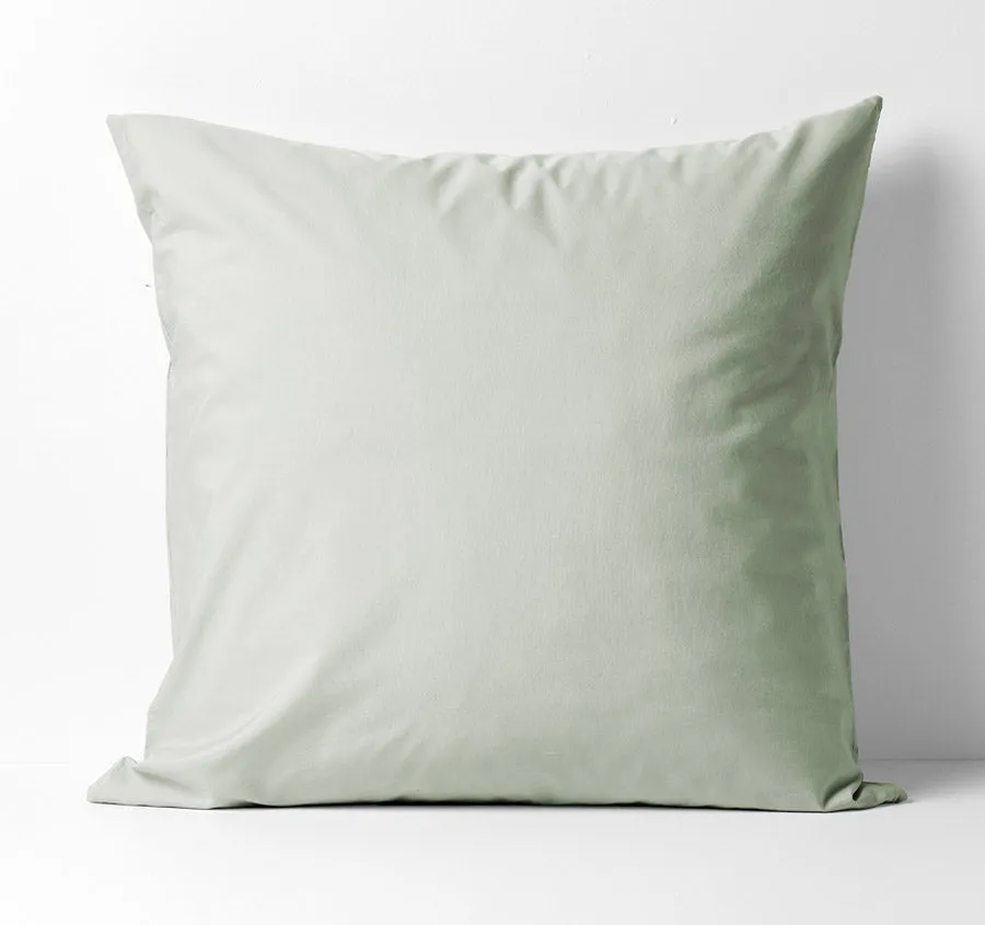 Halo Organic Cotton European Pillowcase Sage