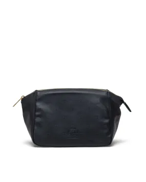 Herschel Milan Toiletry Vegan Leather Bag-Black