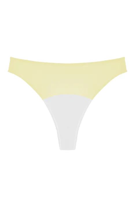 Huha High Rise Thong Mineral Undies - Buttercup