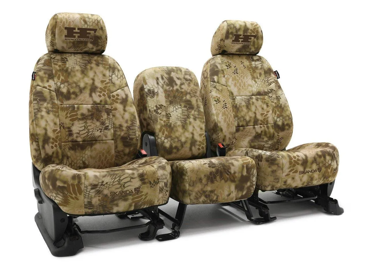 Huntin' Fool Logo Neosupreme Solid - Kryptek Custom Seat Cover