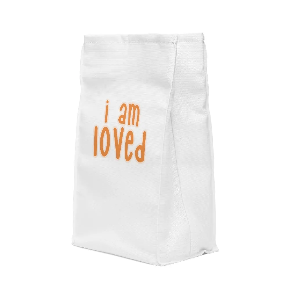 IAC  Home & Livings-Kitchen Accessories / Kitchen Accessories / Polyester Lunch Bag / I am loved orange with effects