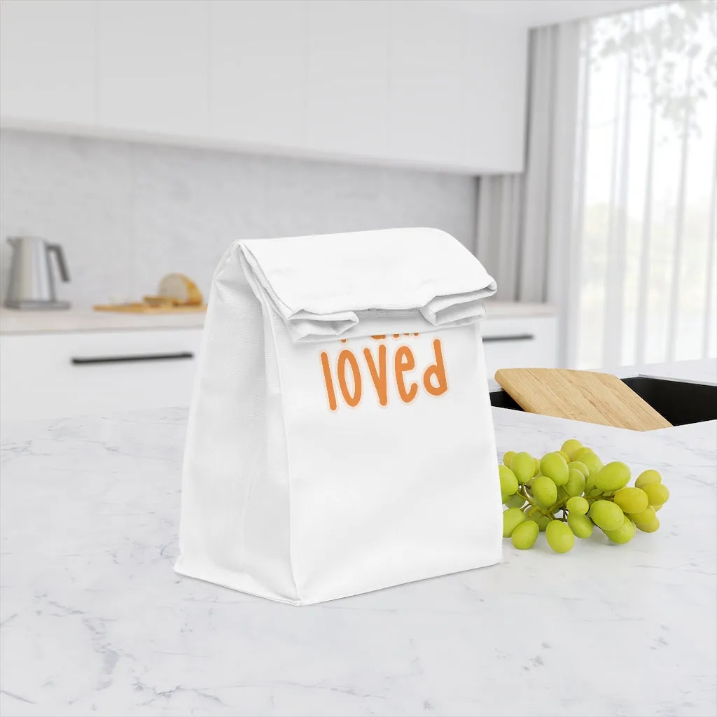 IAC  Home & Livings-Kitchen Accessories / Kitchen Accessories / Polyester Lunch Bag / I am loved orange with effects