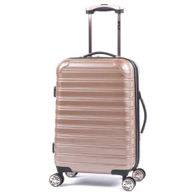 iFLY 9-H292FTM-20 Hardside Fibertech Carry On Luggage, 20", Rose Gold