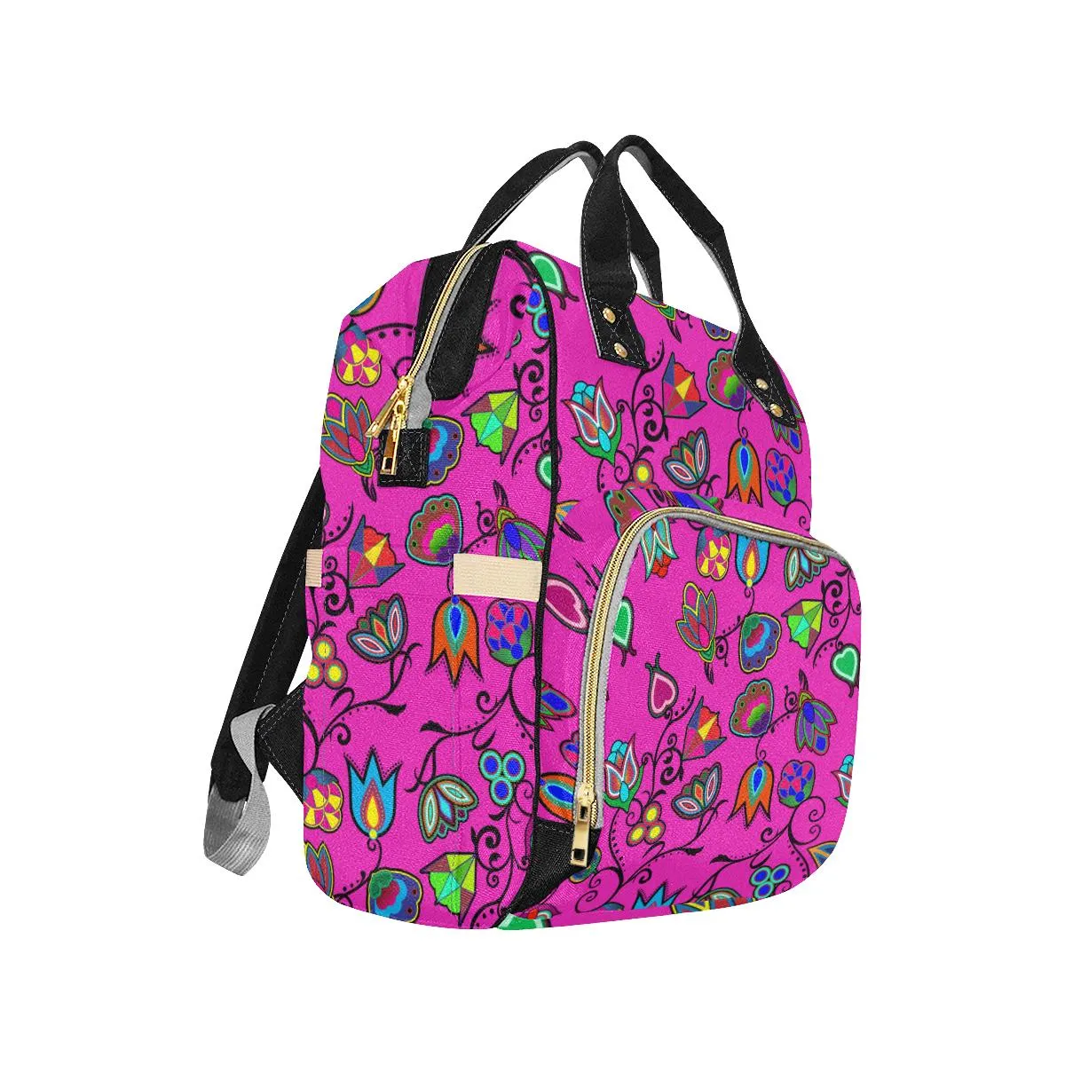 Indigenous Paisley Multi-Function Diaper Backpack