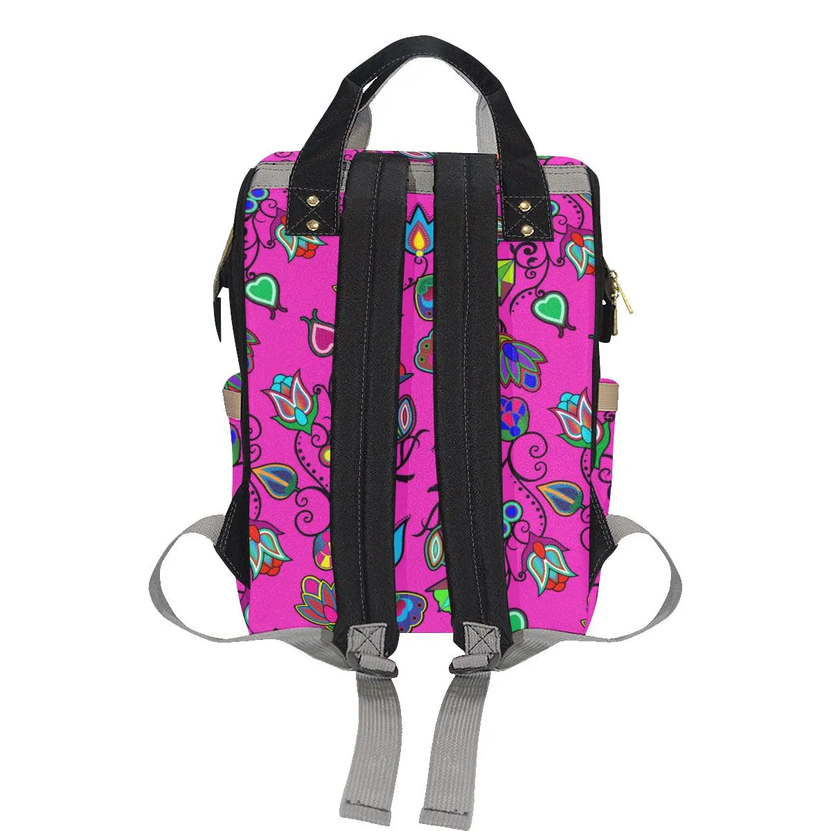 Indigenous Paisley Multi-Function Diaper Backpack