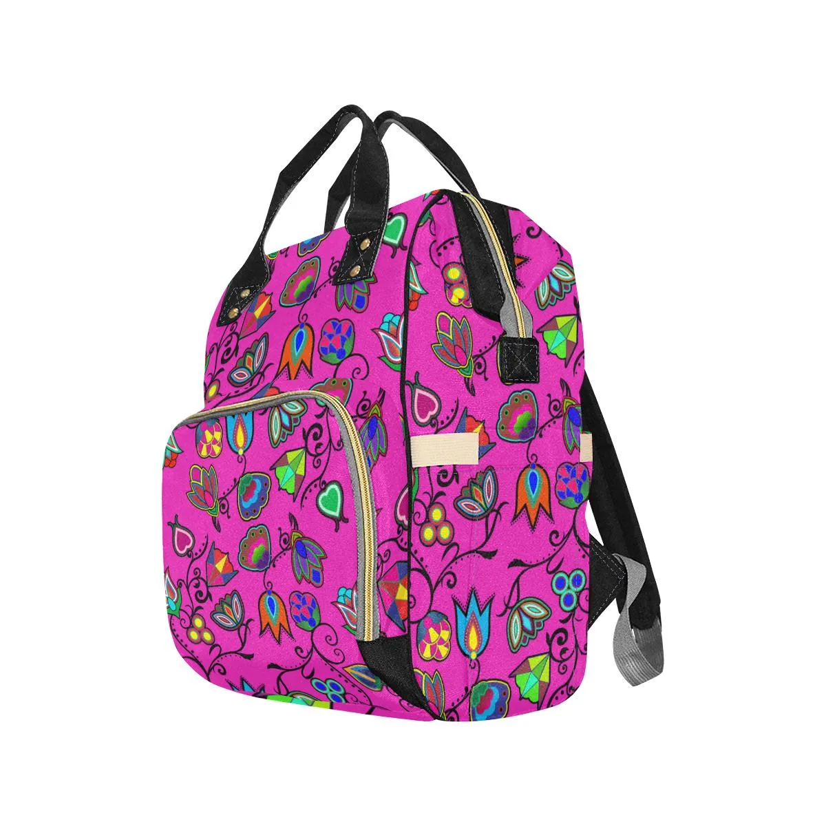 Indigenous Paisley Multi-Function Diaper Backpack