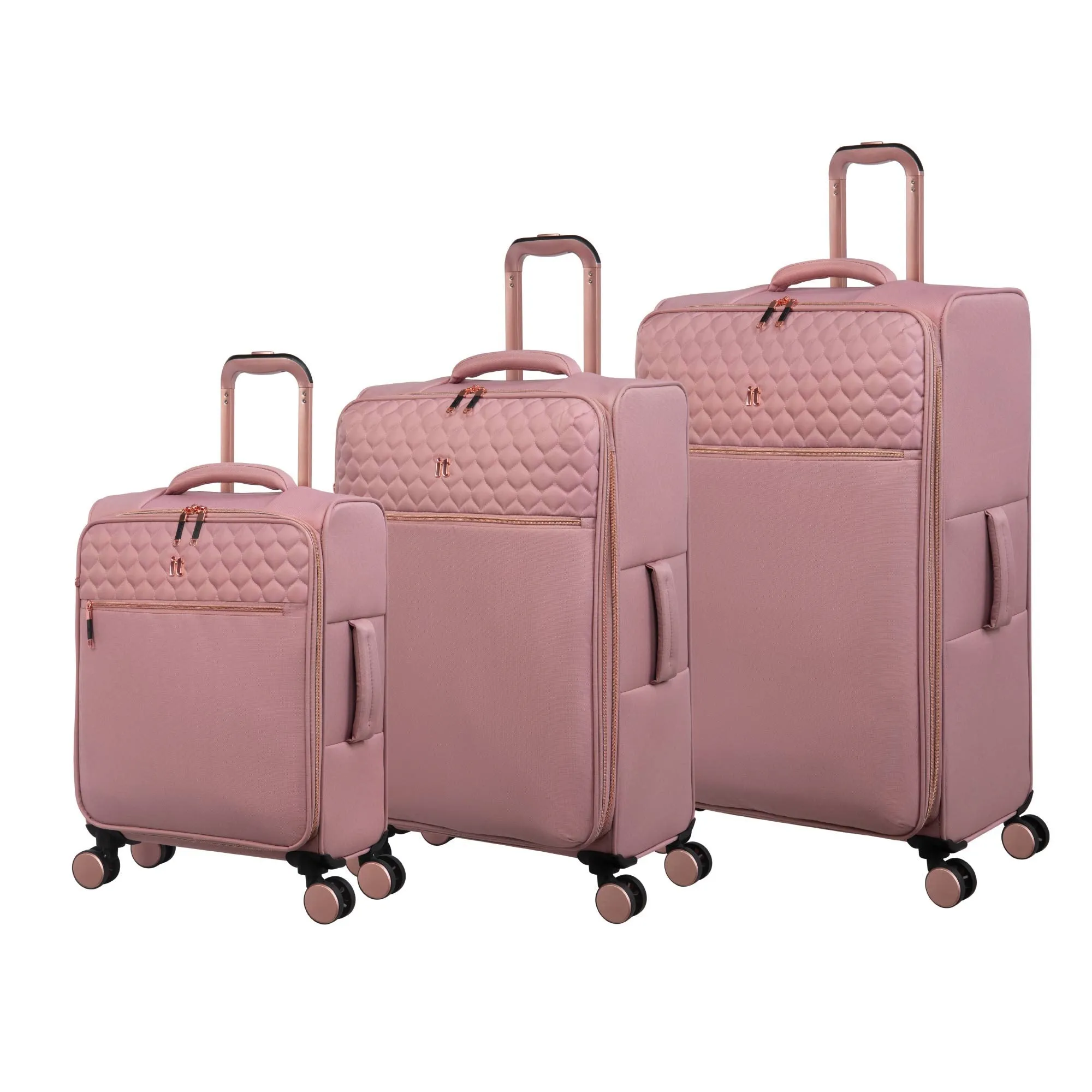 IT Luggage Suitcase Lux-lite Divinity Eva -  Mauve/Rose Gold