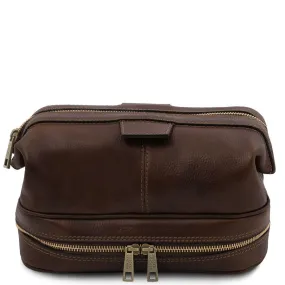 Jacob Mens Toiletry Bag Leather