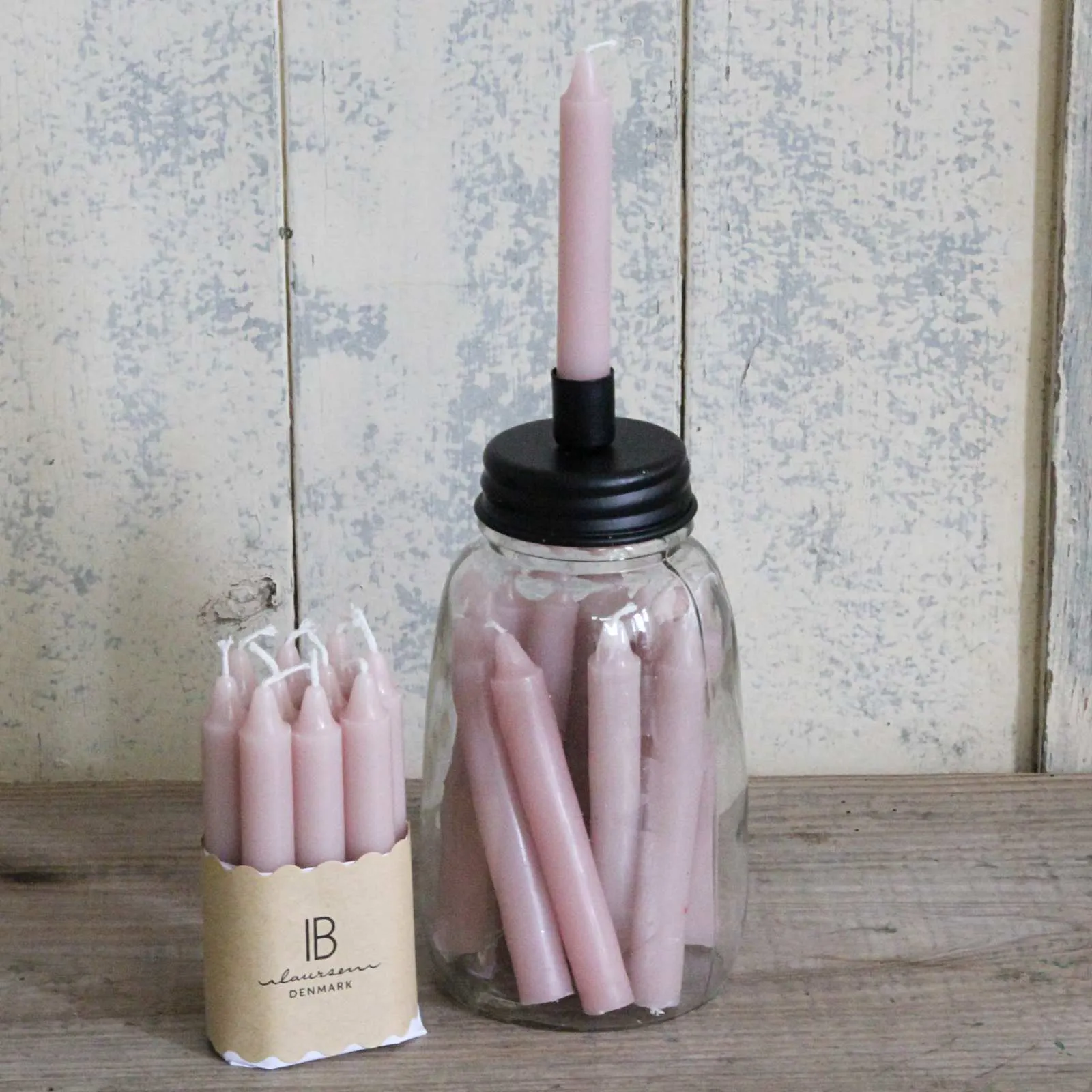 Jar Taper Candle Holder